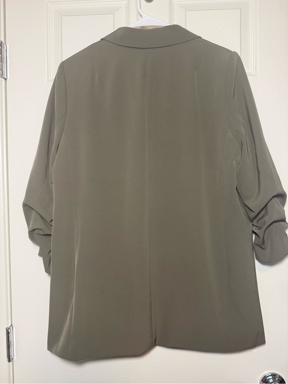 H&M Olive Green Single-Button Blazer - Picture 3 of 6